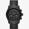 Reloj Runway extragrande en tono negro Reloj Runway extragrande en tono negro