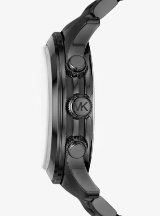 Reloj Runway extragrande en tono negro