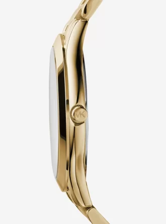 Reloj Slim Runway de acero inoxidable en tono dorado