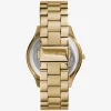 Reloj Slim Runway de acero inoxidable en tono dorado