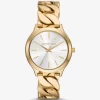 Reloj Slim Runway de eslabones dorados Reloj Slim Runway de eslabones dorados