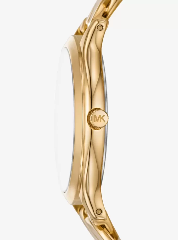 Reloj Slim Runway de eslabones dorados Reloj Slim Runway de eslabones dorados