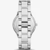 Reloj Slim Runway plateado con eslabones Curb Reloj Slim Runway plateado con eslabones Curb