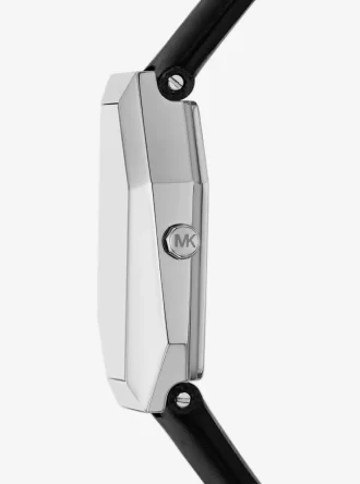 Reloj Suri plateado y de cuero