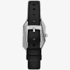 Reloj Suri plateado y de cuero Reloj Suri plateado y de cuero