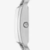 Reloj tipo brazalete plateado con pavé Mini Empire Reloj tipo brazalete plateado con pavé Mini Empire