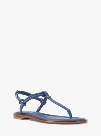 Sandalia Astra de piel con tira en T