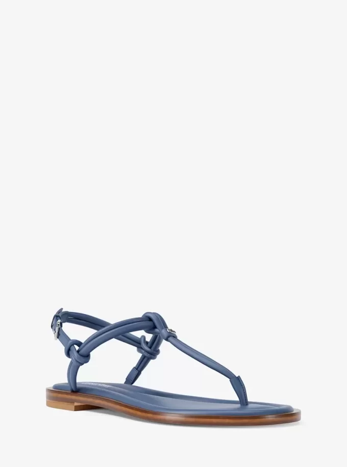 Sandalia Astra de piel con tira en T Sandalia Astra de piel con tira en T
