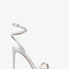 Sandalia Chrissy de piel con relieve de cocodrilo Sandalia Chrissy de piel con relieve de cocodrilo