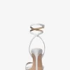 Sandalia Chrissy de piel con relieve de cocodrilo Sandalia Chrissy de piel con relieve de cocodrilo