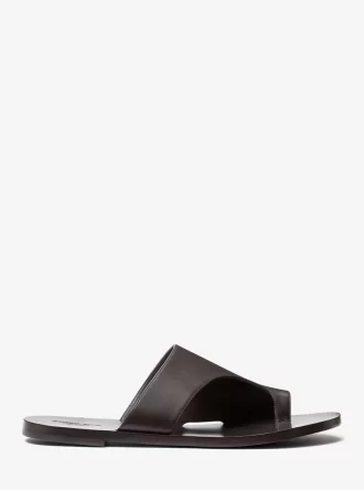 Sandalia de dedo de cuero Nettuno