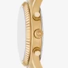 Set de regalo con reloj Lexington dorado de gran tamaño y tarjetero de piel con relieve de cocodrilo Set de regalo con reloj Lexington dorado de gran tamaño y tarjetero de piel con relieve de cocodrilo