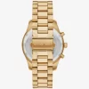 Set de regalo con reloj Lexington dorado de gran tamaño y tarjetero de piel con relieve de cocodrilo Set de regalo con reloj Lexington dorado de gran tamaño y tarjetero de piel con relieve de cocodrilo