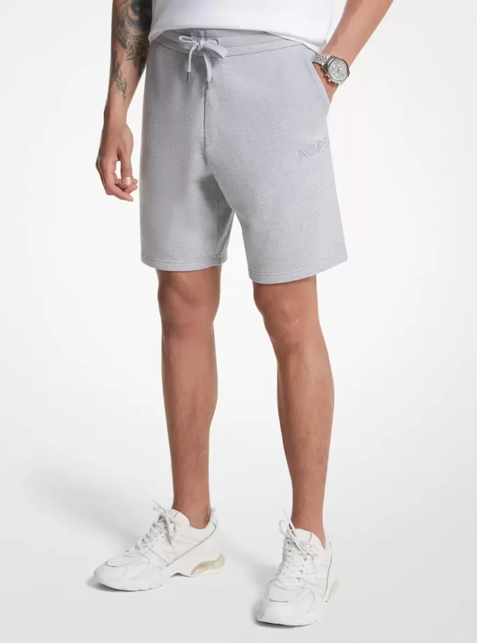 Shorts de mezcla de algodón French Terry