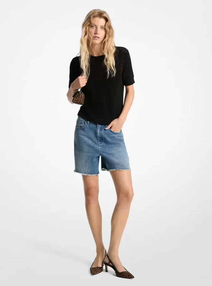 Shorts vaqueros estilo boyfriend Shorts vaqueros estilo boyfriend