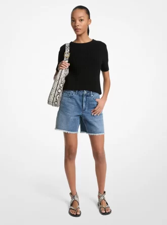 Shorts vaqueros estilo boyfriend