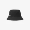 Sombrero tipo pescador de algodón elástico con logo en relieve
