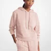 Sudadera con capucha de mezcla de algodón con corazón bordado Sudadera con capucha de mezcla de algodón con corazón bordado