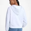 Sudadera con capucha de mezcla de algodón con estampado gráfico de lentejuelas Sudadera con capucha de mezcla de algodón con estampado gráfico de lentejuelas