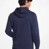 Sudadera con capucha de mezcla de algodón con logotipo Sudadera con capucha de mezcla de algodón con logotipo