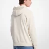 Sudadera con capucha de mezcla de algodón con logotipo en relieve