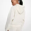 Sudadera corta con capucha de mezcla de algodón y logotipo exclusivo Sudadera corta con capucha de mezcla de algodón y logotipo exclusivo