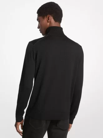 Suéter de cuello alto de lana