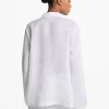 Túnica de ramio con cuello Túnica de ramio con cuello