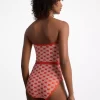 Traje de baño bandeau con logo Belter