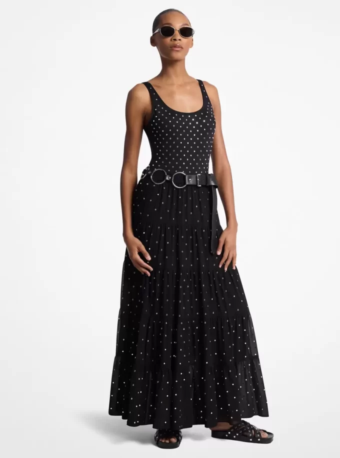 Traje de baño de una pieza con tachuelas Traje de baño de una pieza con tachuelas