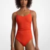 Traje de baño fruncido