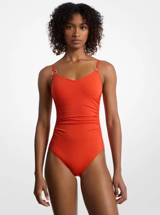 Traje de baño fruncido