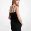 Vestido camisero de punto elástico Vestido camisero de punto elástico