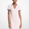 Vestido de tenis técnico de punto jacquard con logotipo