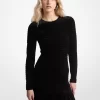 Vestido de terciopelo elástico fruncido Vestido de terciopelo elástico fruncido