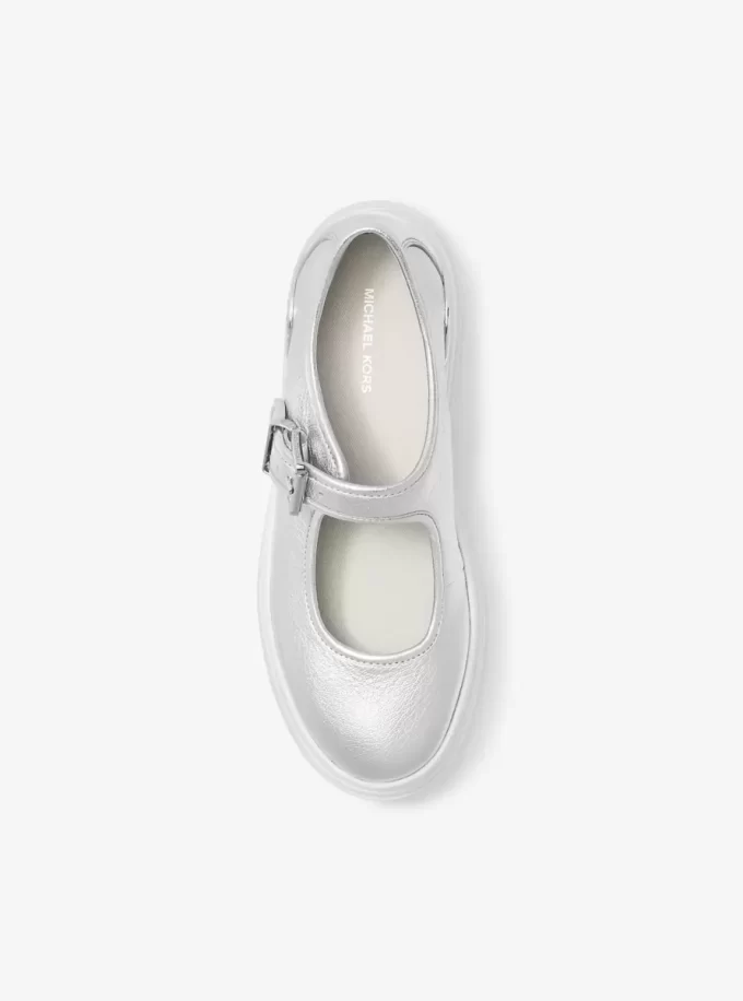 Zapatilla Mary Jane de piel metalizada Hayes Zapatilla Mary Jane de piel metalizada Hayes