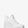 Zapatillas de cuña con cremallera y malla Emmy Zapatillas de cuña con cremallera y malla Emmy