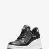 Zapatillas de cuña de cuero y logo de Emmy Signature Zapatillas de cuña de cuero y logo de Emmy Signature