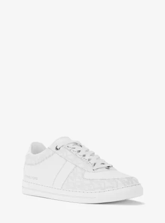 Zapatillas de cuero y logo de Brady Signature