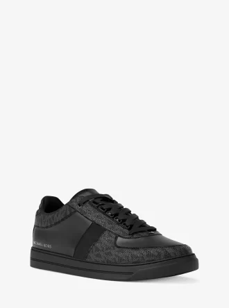 Zapatillas de cuero y logo de Brady Signature