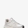 Zapatillas de deporte de cuero metalizado Riley Zapatillas de deporte de cuero metalizado Riley
