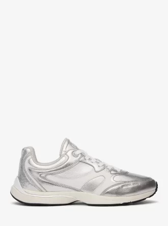Zapatillas de deporte de cuero metalizado Riley