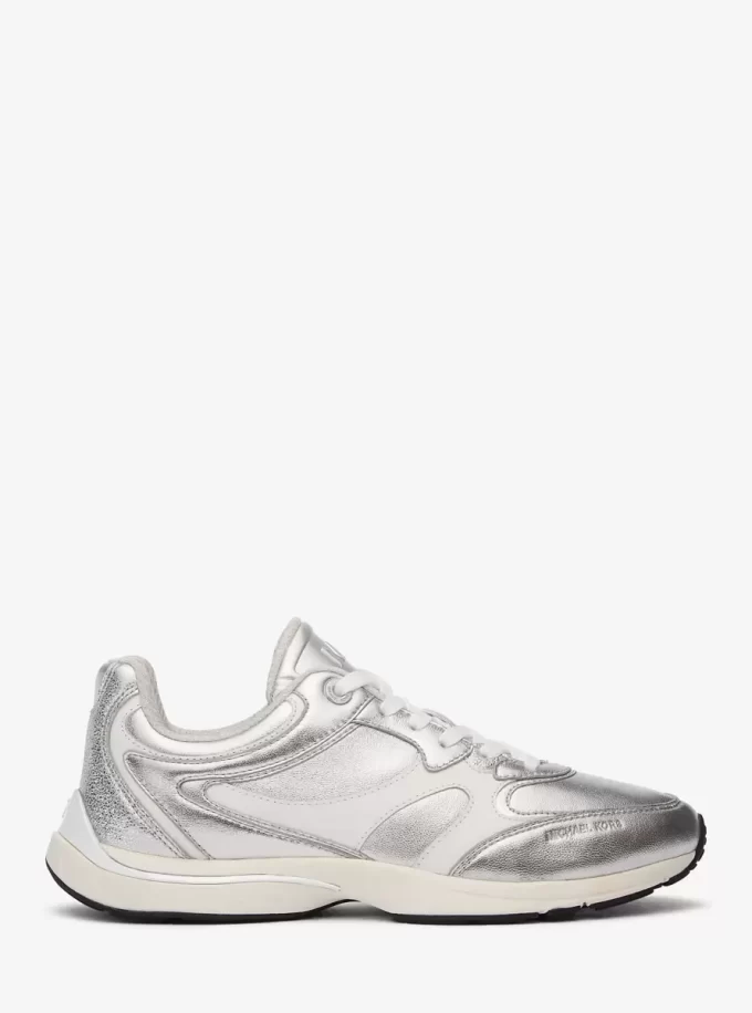 Zapatillas de deporte de cuero metalizado Riley Zapatillas de deporte de cuero metalizado Riley