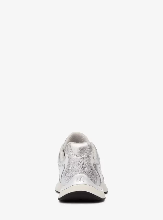 Zapatillas de deporte de cuero metalizado Riley Zapatillas de deporte de cuero metalizado Riley