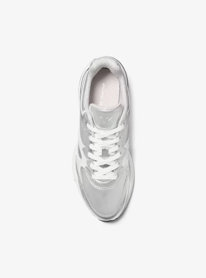 Zapatillas de deporte de cuero metalizado Riley Zapatillas de deporte de cuero metalizado Riley