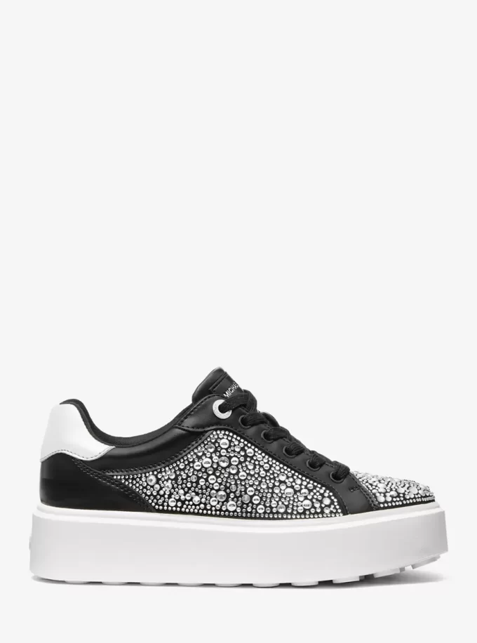 Zapatillas de plataforma con adornos Romey Zapatillas de plataforma con adornos Romey