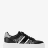Zapatillas de plataforma con rayas y logo de la firma Romey Zapatillas de plataforma con rayas y logo de la firma Romey