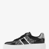 Zapatillas de plataforma con rayas y logo de la firma Romey Zapatillas de plataforma con rayas y logo de la firma Romey