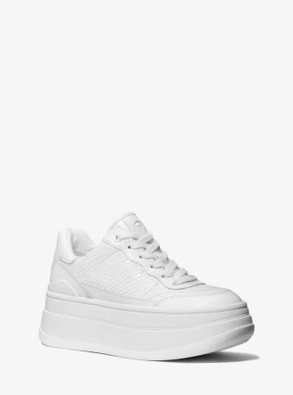 Zapatillas de plataforma con relieve de serpiente Hayes