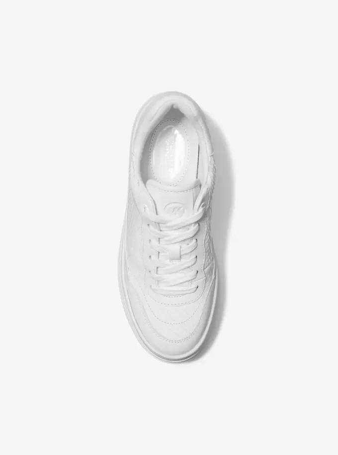 Zapatillas de plataforma con relieve de serpiente Hayes Zapatillas de plataforma con relieve de serpiente Hayes